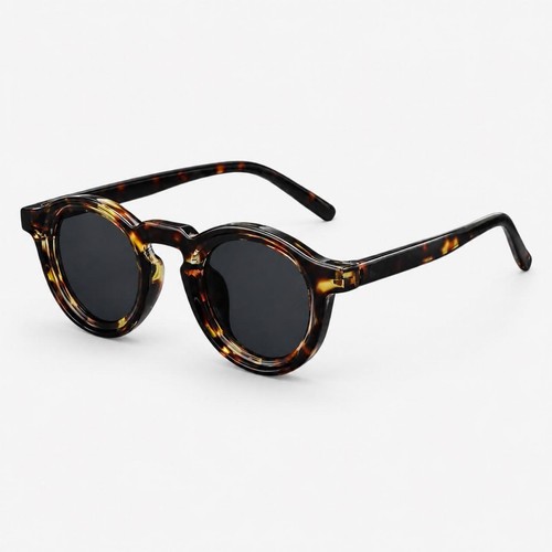 Vintage round tortoise shell - tortoise,