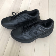 TheraShoe Women's Lace-Up Fashion Sneakers Black 7.5 W