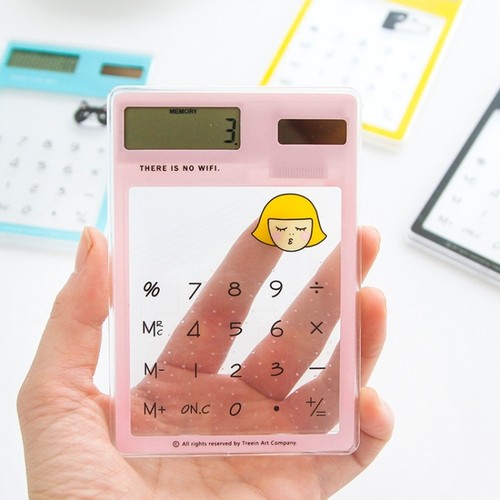 Digit led calculator with - calculator,