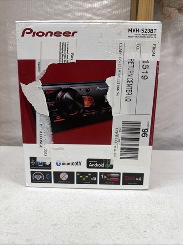 Pioneer mvh s23bt dash - mvh-s23bt, in-dash