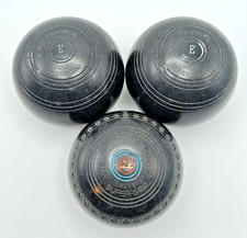 3 x HENSELITE SUPERGRIP BOWLS SIZE (2 x 5 & 1 x 6). USED