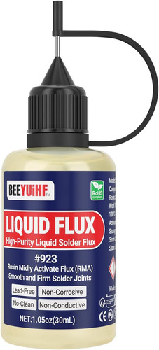 Liquid solder flux dropper - liquid,