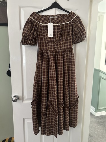 42lolita gingham dress with - gingham,