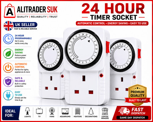 Plug timer hour mains - plug, in