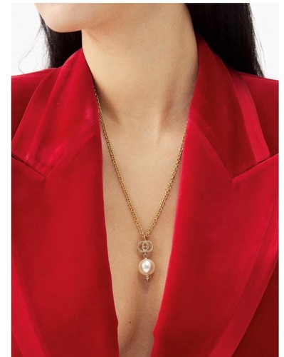 Gucci interlocking necklace - gg,