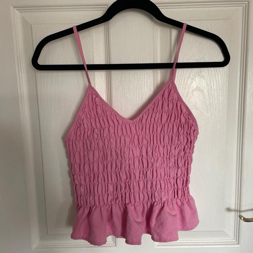 Soft pink stretchy elasticated