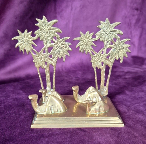 Vintage brass camels palm - vintage,
