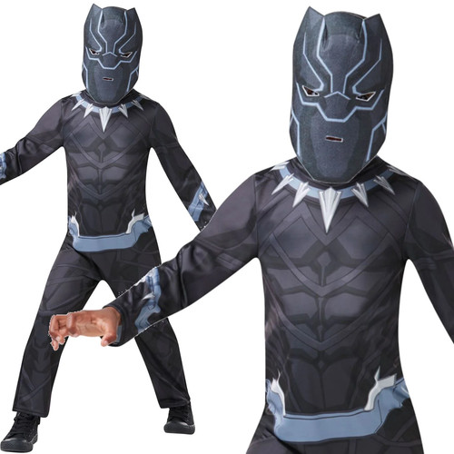 Black panther kids boys - black,