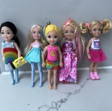 Barbie Chelsea Doll Bundle Sister Lot X 5 Club Chelsea