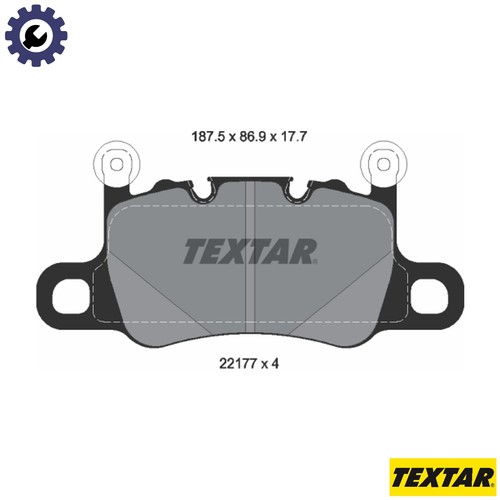 Brake pad set disc - brake,