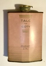 Vintage Talc De Coty Tin Box