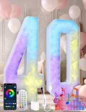 4FT Marquee Mosaic Number