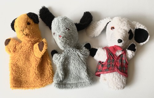 Vintage sooty sweep dog - dog, hand