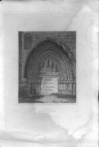 Original old antique - old, print