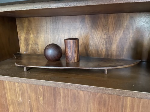1960s modernist rosewood juhl - rosewood,