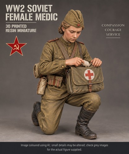 Ww2 soviet female medic - ww2,