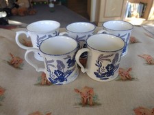 Vintage Siltone Blue And White