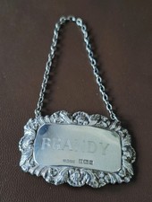 SILVER " BRANDY" DECANTER