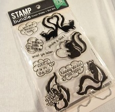 Hero Arts Skunk Love Clear Stamp Set & Coordinating Dies Bundle