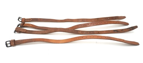 1950s czech army leather strap - 1950s,