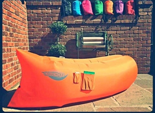 Couch air lounger orange - ee,