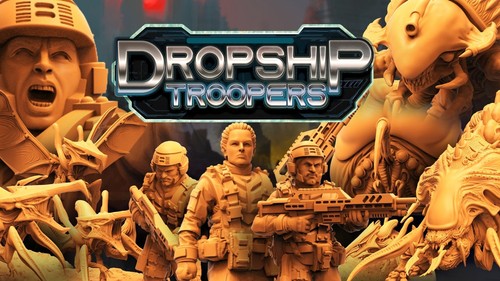 Dropship troopers miniatures - troopers,