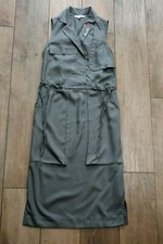 NEXT military style mac dress SIZE 8 pencil shirt safari utility midi WORN ONCE!