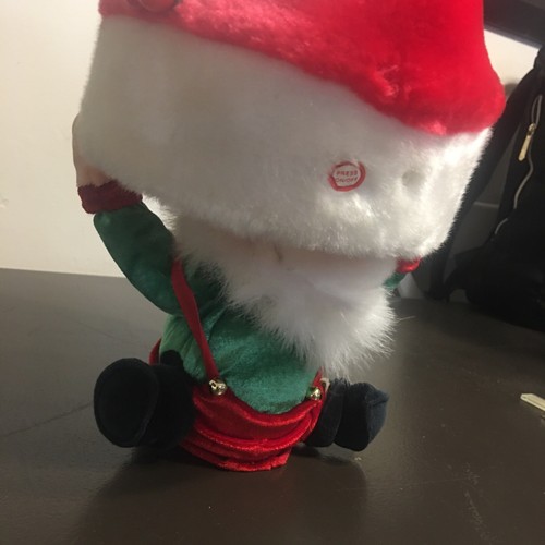 Gemmy animated singing santa - singing,