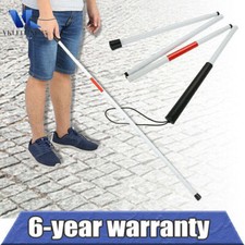 Blind Cane Stick Folding Walking Canes Crutch Pad for The Men Women Children