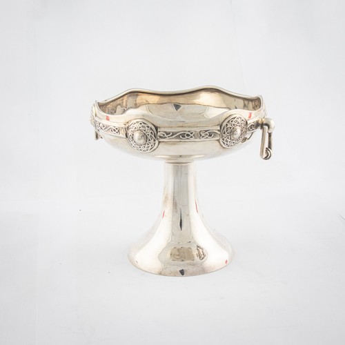 Arts crafts silver pedestal - &,