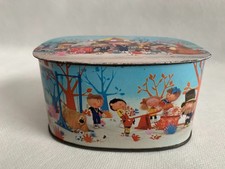  Vintage Magic Roundabout sweet tin BROCHET 1960's