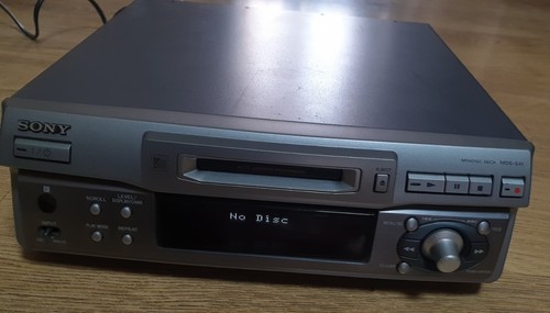 Sony minidisc deck mds s41 - sony,