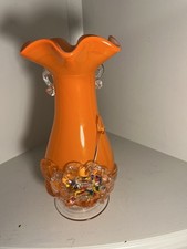 Vintage Orange Murano Style