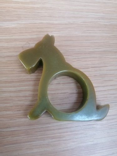 Vintage art deco olive green - deco,