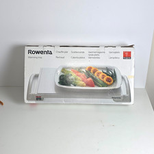 WHITE - Rowenta Warming Tray Table Heated Food Warmer Side Board - Boxed 1000w