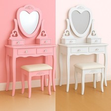 Dressing table with mirror - dressing,