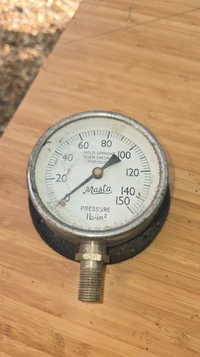 Vintage masta pressure gauge - masta,