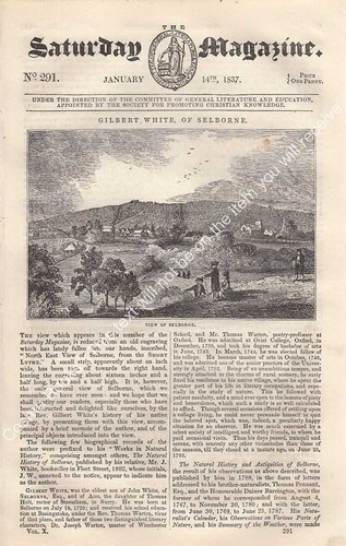 Gilbert white selborne - gilbert, of