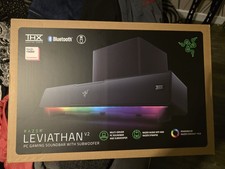 Razer Leviathan V2 PC Gaming Speaker Soundbar with Subwoofer