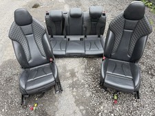 Audi Rs3 Super Sport Seats Leather Heated Full Set 2013-2020 Ideal Caddy Upgrade
