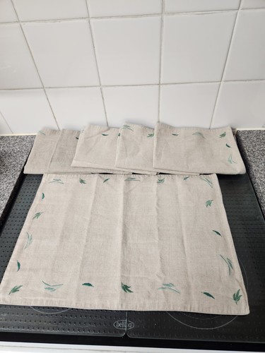 Denby linen placemats - placemats, with