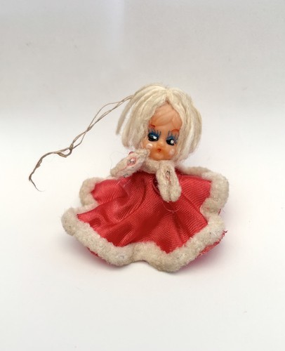 Vintage 1960 red - red, angel