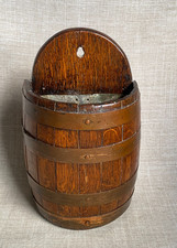 Antique c1860 Coopered Half