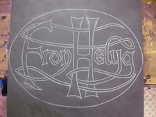 House sign Welsh Slate  "Fron Helyg" heavy etched  slate
