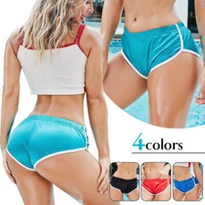 Women Shiny Wet Look Sports