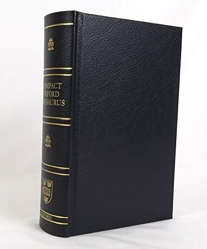 Oxford compact thesaurus third - compact,