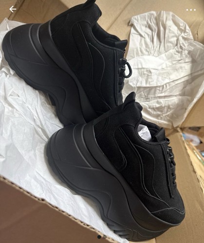 Asos black low top - low, chunky