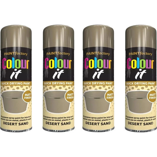 Desert sand matt spray - 4x,