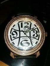 Oversized Mens Aqua Master 50MM Stainless Steel  Diamond Watch