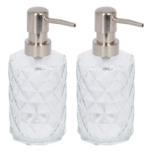 Prism glass soap - glass, dispenser